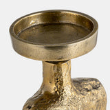 Crossed Arms Pillar Candleholder