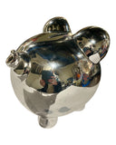 Silver Pig Piggybank lrg