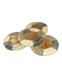 Tri coloured coasters