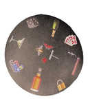 Tablemats Black Poker