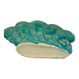 1950's Gonder Blue Seashell Vase