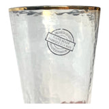 Champagne flutes w' gold rim -