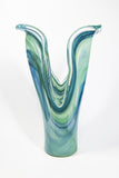 Murano Blue Glass Vase