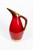 Red Ceramic Pitcher