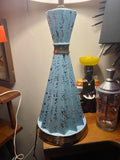 MCM Turquoise & Gold Lamp