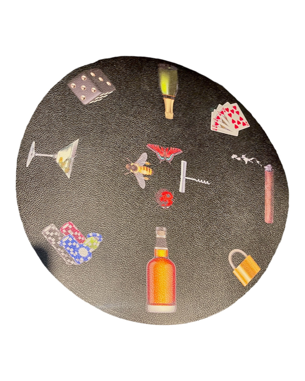 Tablemats Black Poker