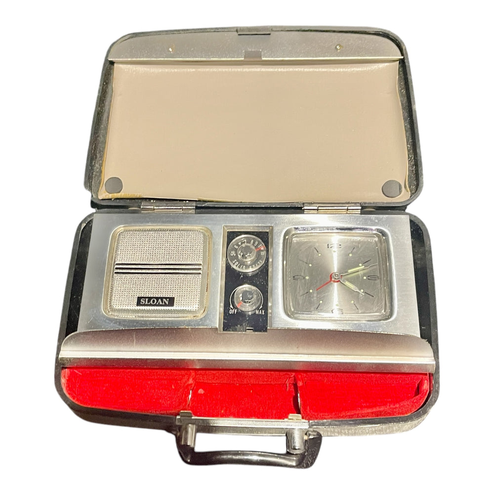 1960's Sloan Clock radio - WORKS