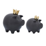 Black Pig w' crown