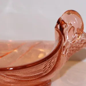 RARE Fenton Depression glass Relish dish with Spoon