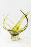 Chalet Canada Green Blown Glass Bowl