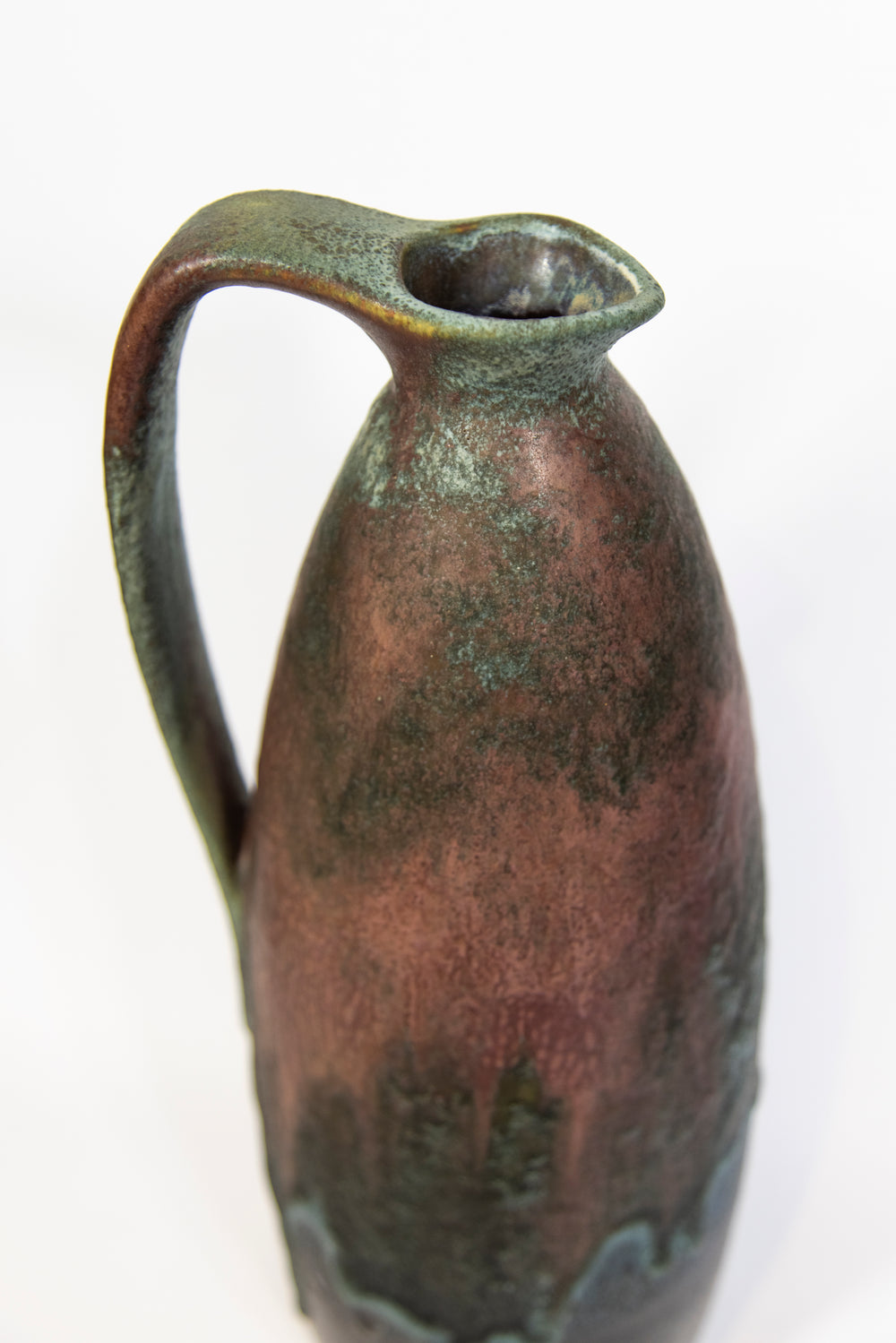 Grey Ceramic Drip Vase