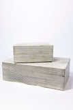Small Striped Horn Inlayed Box
