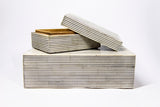 Small Striped Horn Inlayed Box