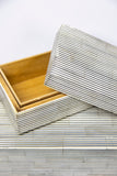 Small Striped Horn Inlayed Box
