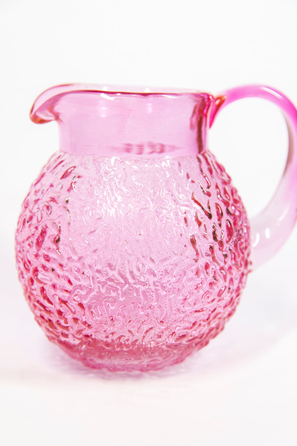 Pink Glass Jug