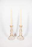 Pink Tall Glass Candleholder